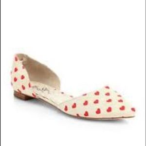 REDUCED Alice + Olivia D’Orsay Heart ❤️ Flats